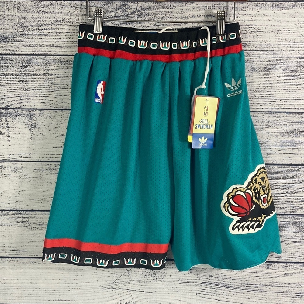 NWT Adidas NBA Throwback Memphis Grizzlies Shorts